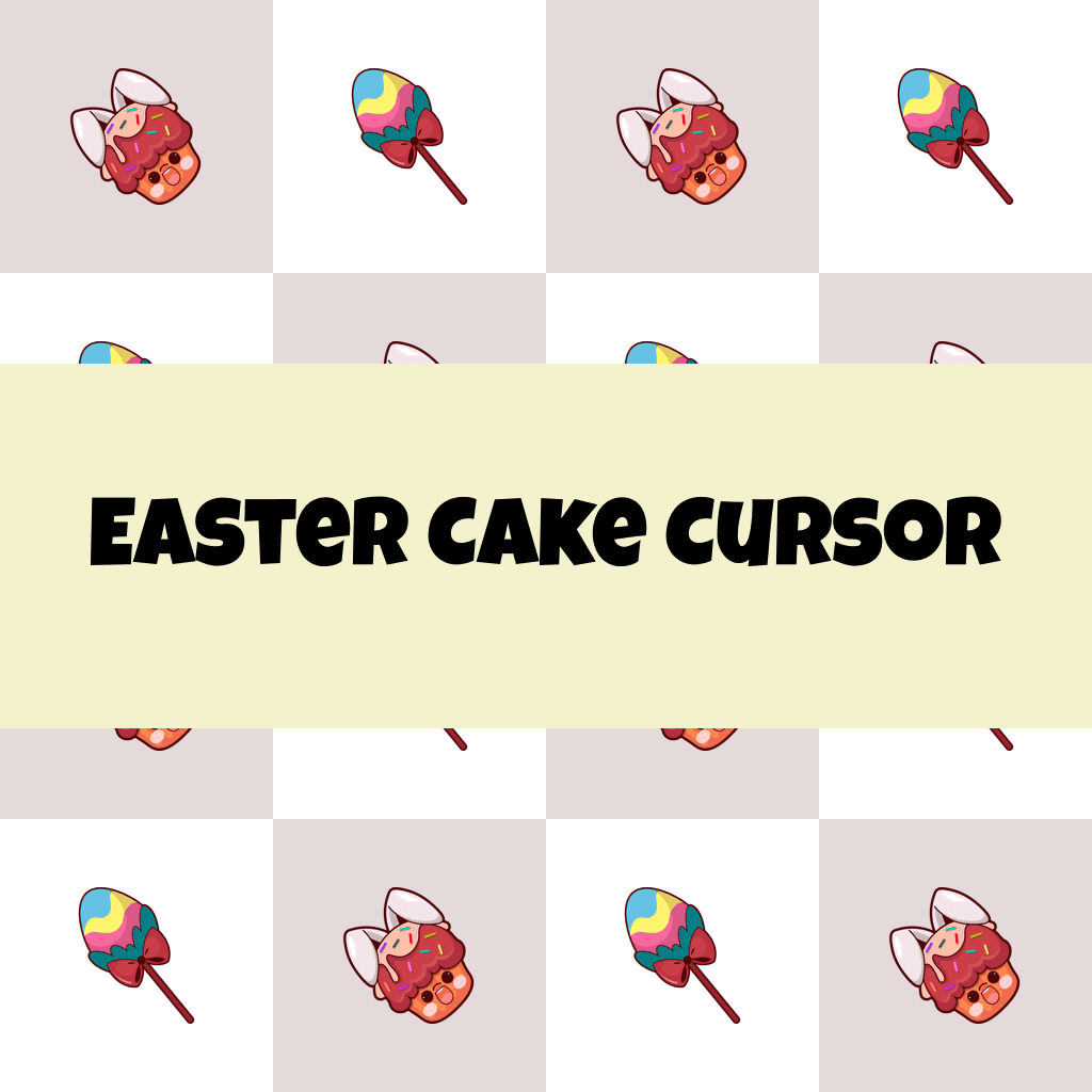 Preview Easter Cake cursor custom cursor pack