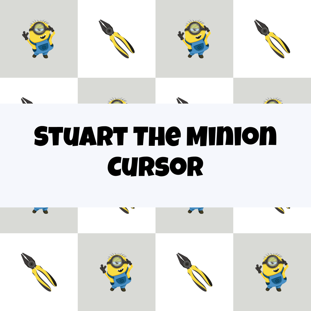 Preview Stuart the Minion cursor custom cursor pack